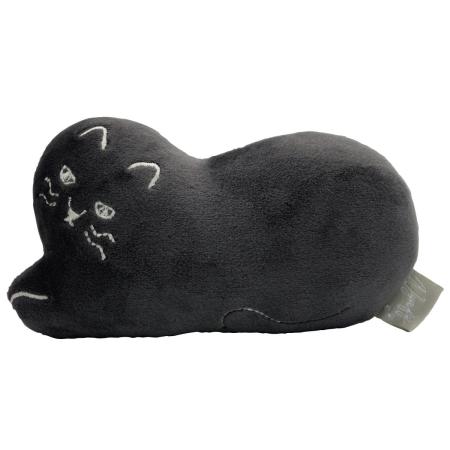 特価◎drawerplus/にゃふにゃふ にゃフレー ツボ押しマスコット チャコールグレー/821607