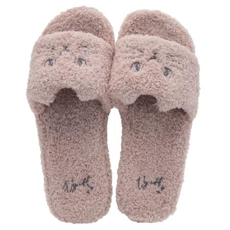 特価◎drawerplus/にゃふにゃふパイルスリッパMサイズ ピンク/221513