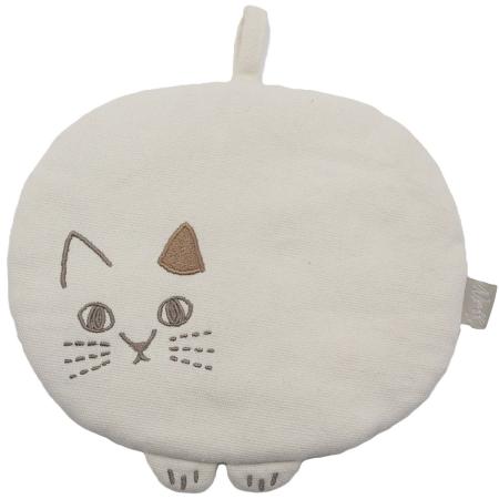 特価◎drawerplus/にゃふにゃふ なべつかみ アイボリー/421507