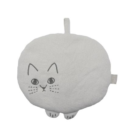 特価◎drawerplus/にゃふにゃふ なべつかみ グレー/421509