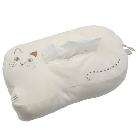 特価◎drawerplus/にゃふにゃふ ペーパーホルダー アイボリー/421510