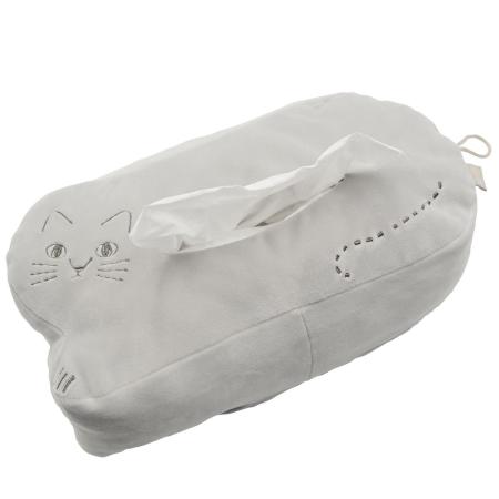 特価◎drawerplus/にゃふにゃふ ペーパーホルダー グレー/421512