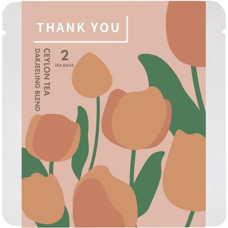 drawerplus/ギフト茶 紅茶 北欧風フラワー ピンク/721529