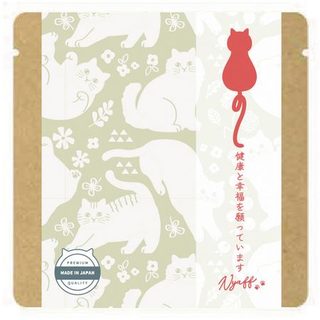 drawerplus/にゃふにゃふ茶　抹茶入り玄米茶　健康と幸福を願っています/721508