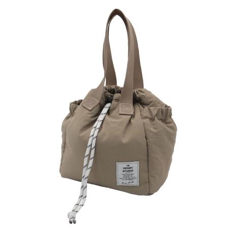 特価◎drawerplus/ヘンリースタジオ 巾着にもなるランチバッグ ベージュ/422538