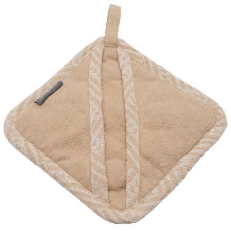 特価◎drawerplus/サリーナ 鍋敷きにもなるミトン 幾何学ベージュ/421522