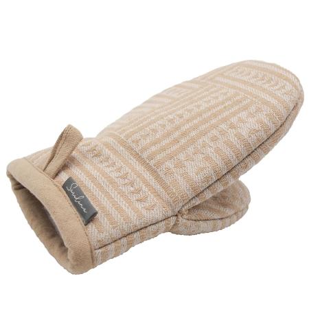 特価◎drawerplus/サリーナ グローブ型ミトン 幾何学ベージュ/421524