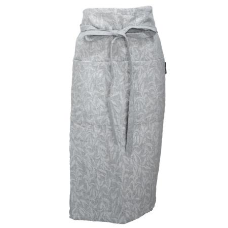 drawerplus/サリーナ ギャルソンエプロン ボタニカルグレー/421519