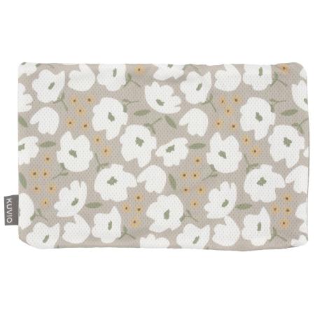 特価◎drawerplus/KUVIO おやすみひんやり枕保冷ジェル入り フラワーグレー/321617