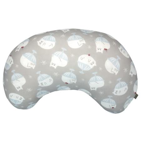 特価◎drawerplus/にゃふにゃふ ひんやりとろける豆型クッション グレー/321608