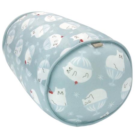 特価◎drawerplus/にゃふにゃふ ひんやりとろける円形クッション保冷ジェル入り サックスブルー/321609