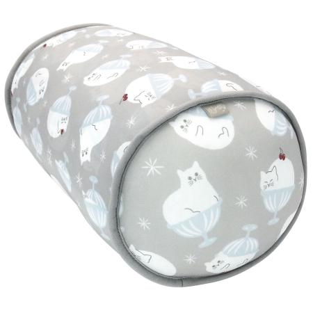 特価◎drawerplus/にゃふにゃふ ひんやりとろける円形クッション保冷ジェル入り グレー/321610