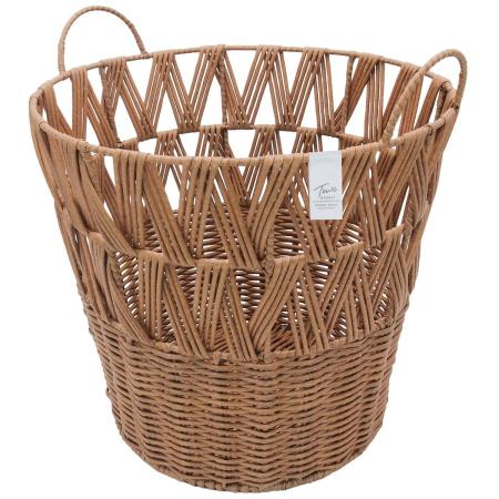 drawerplus/トーク クランツ フェイクPE バスケット ラウンド Lサイズ/122516