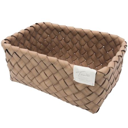 drawerplus/トーク コレット フェイクPE バスケット スクエア Lサイズ/122503