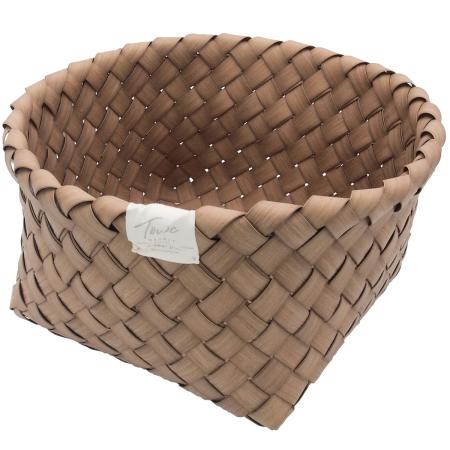 drawerplus/トーク コレット フェイクPE バスケット ラウンド Lサイズ/122505