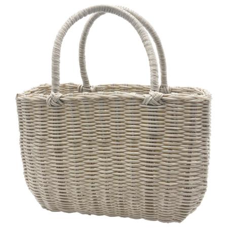 特価◎drawerplus/トーク ショルジア PEカゴバッグ グレージュ/121601