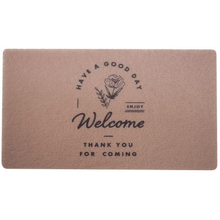 drawerplus/もちもち玄関マット ウェルカムフラワー/521520