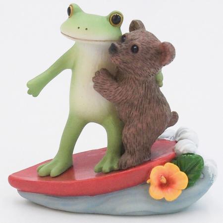 drawerplus/コポー サーフィンするカエルとクマ/621636