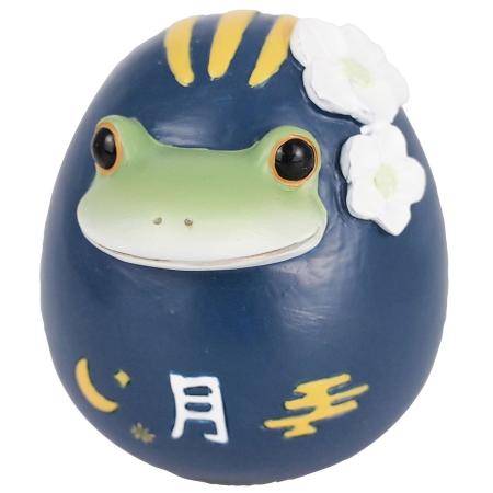 drawerplus/コポー 起き上がり達磨カエル 月ネイビー/622522