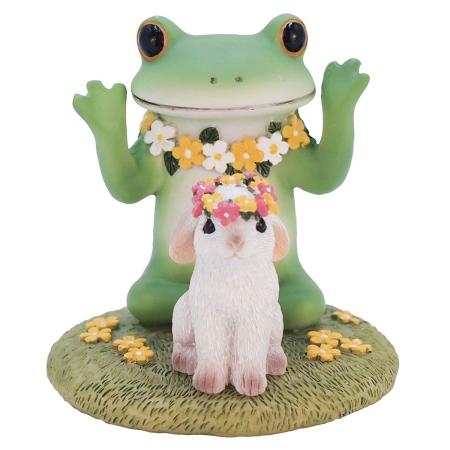 drawerplus/コポー ミドル花畑であそぶカエルとうさぎ/621549