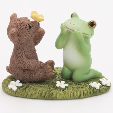 drawerplus/コポー ちょうちょがとまったクマとカエル/621611