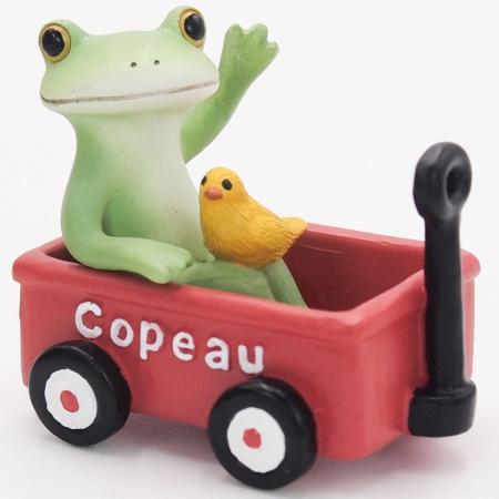 drawerplus/コポー 赤いカートのカエル/621603