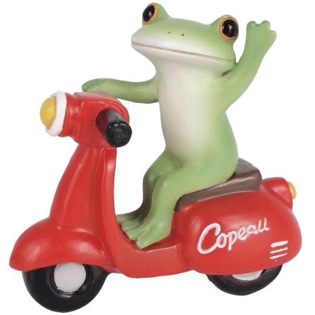 drawerplus/コポー 赤いスクーターに乗るカエル/622511