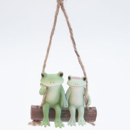 drawerplus/コポー ブランチハング カエルのカップル/621619