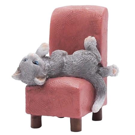 drawerplus/プティフレンズ だらだらチェアキャット レッド/621517