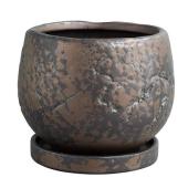 グリーンポット/グリント ブロンズ 13cm/HO-4813BR - 花材通販はなどん