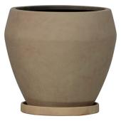 グリーンポット/レイブン ラウンド ブラウンウォッシュ 19cm/YJ-2319BR