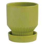 グリーンポット/ラブロー ブルー 7cm/CP-3607BU - 花材通販はなどんや