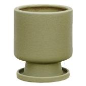 特価◎グリーンポット/モルゾ ダブル グリーン 15cm/YJ-1315GN - 花材