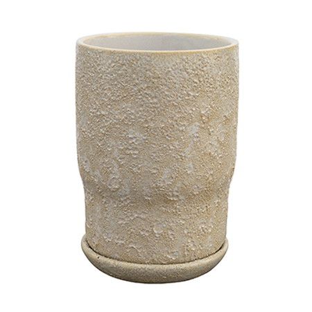 即日★ グリーンポット/バルナ トール クリーム 14cm/CP-2613CR