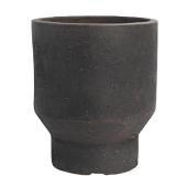 グリーンポット/ハウズ トールスクエアー アンティークブラウン 23cm