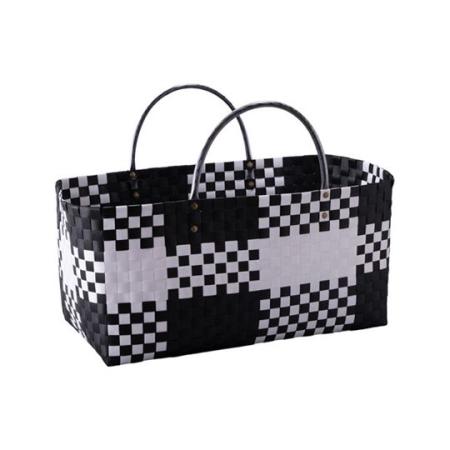 特価◎ミュールミル/ビビアン市松L/XHU-001LCk