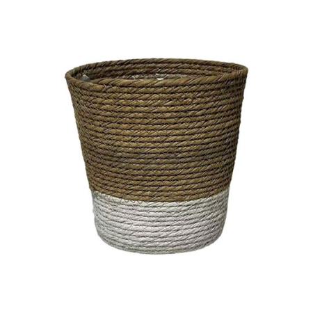 特価◎ミュールミル/アルルラウンド茶白L/YF-002LBW