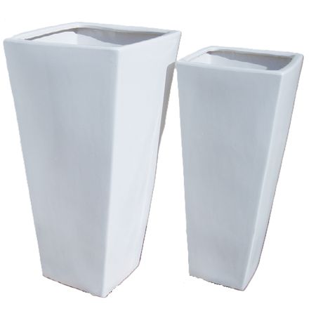 特価◎丸滉製陶/9号 角切立/MJ-86MS-MWH(2/Set)
