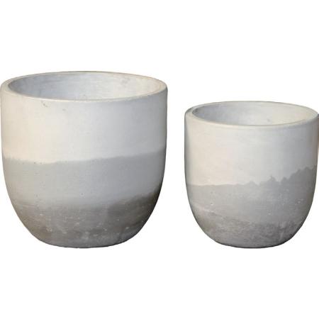 特価◎丸滉製陶/10号 丸深セメント/CM-0196(2/Set)