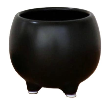 特価◎丸滉製陶/2.5号 尻丸足付小鉢/QDA-10M-BK