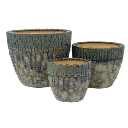 特価◎丸滉製陶/10号 丸深/HA-4052-BM(3/Set)