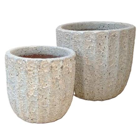 特価◎丸滉製陶/13号 丸深たて筋/HA-4958-CB(2/Set)