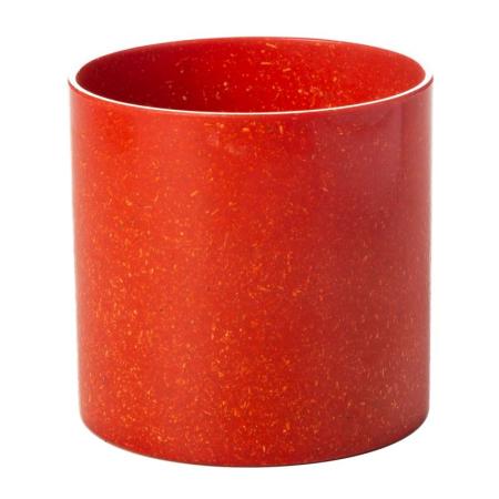 特価◎秦貴/エコフラワーポット 円柱タイプ 大 NO.5 レッド