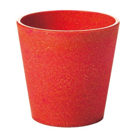 特価◎秦貴/エコフラワーポット 円錐タイプ 小 NO.5 レッド