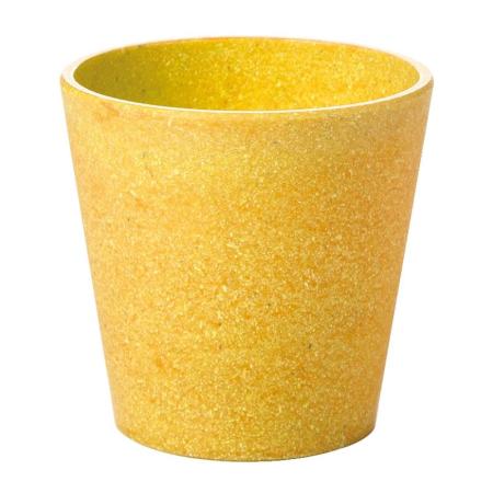 特価◎秦貴/エコフラワーポット 円錐タイプ 小 NO.6 イエロー