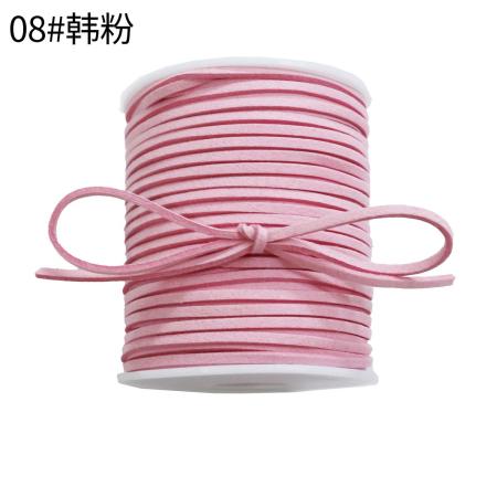 秦貴/フェイクレザーコード NO.8 ベビーピンク