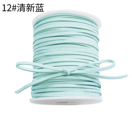 秦貴/フェイクレザーコード NO.12 アクアブルー