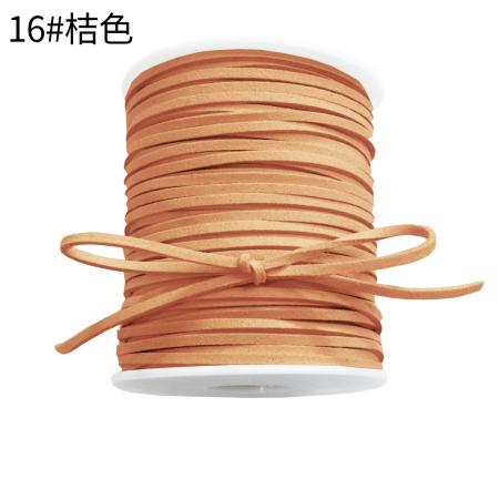 秦貴/フェイクレザーコード NO.16 オレンジ