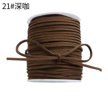 秦貴/フェイクレザーコード NO.21 ダークブラウン