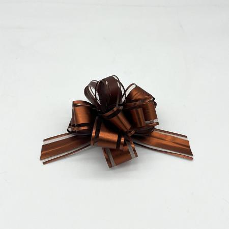 特価◎秦貴/ワンタッチリボンフラアリーS NO.5 ブラウン